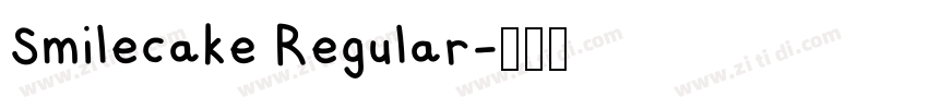 Smilecake Regular字体转换